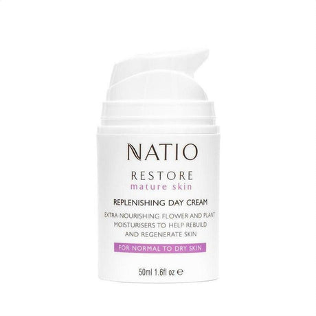 Natio Restore Replenishing Day Cream 50ml - Cosmetics Fragrance Direct-9316542133238