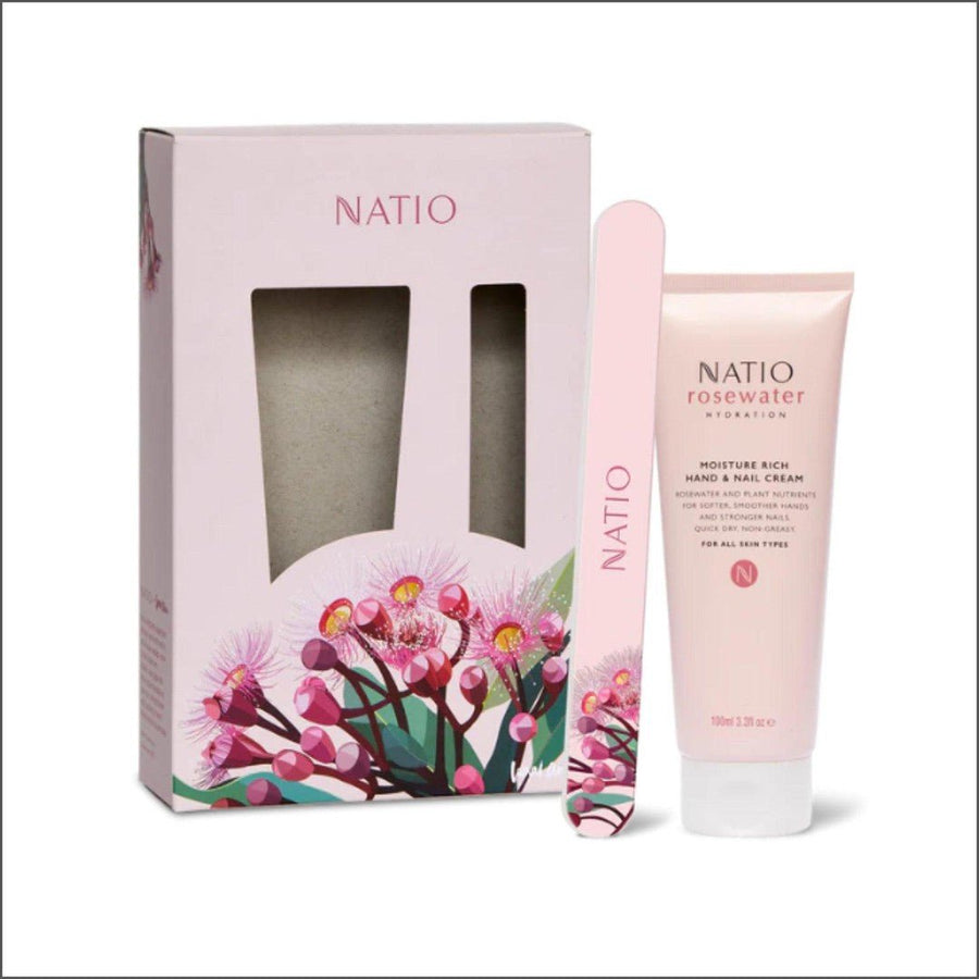 Natio Rose Bloom Gift Set - Cosmetics Fragrance Direct-9316542149482