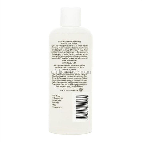 Natio Rosewater and Chamomile Gentle Skin Toner 250ml - Cosmetics Fragrance Direct-9316542110062