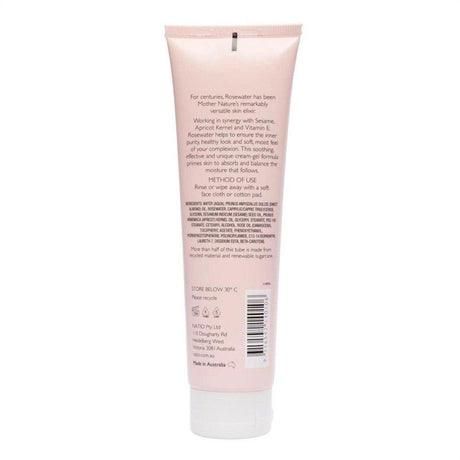 Natio Rosewater Hydration Gentle Cream-Gel Face Cleanser 100ml - Cosmetics Fragrance Direct-9316542140106