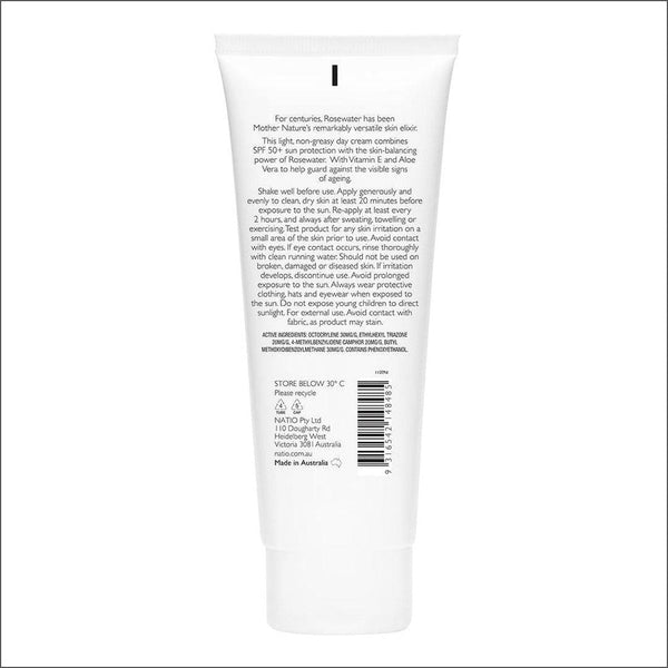 Natio Rosewater Hydration Moisture Balance Day Cream SPF 50+ 90ml ...