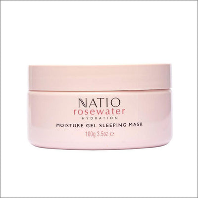 Natio Rosewater Hydration Moisture Gel Sleeping Mask 100g - Cosmetics Fragrance Direct-9316542144708