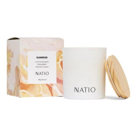 Natio Scented Candle Sunrise - 280g - Cosmetics Fragrance Direct-9316542150174