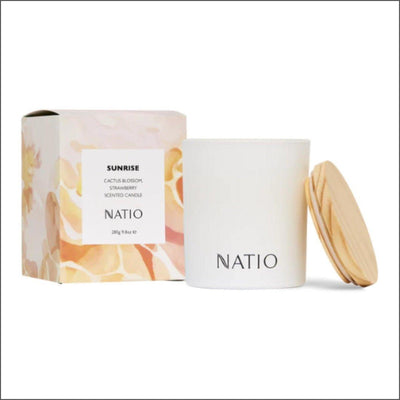 Natio Scented Candle Sunrise - 280g - Cosmetics Fragrance Direct-9316542150174
