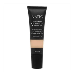Natio Semi-Matte Full Coverage Foundation - Vanilla 30g - Cosmetics Fragrance Direct-9316542144890