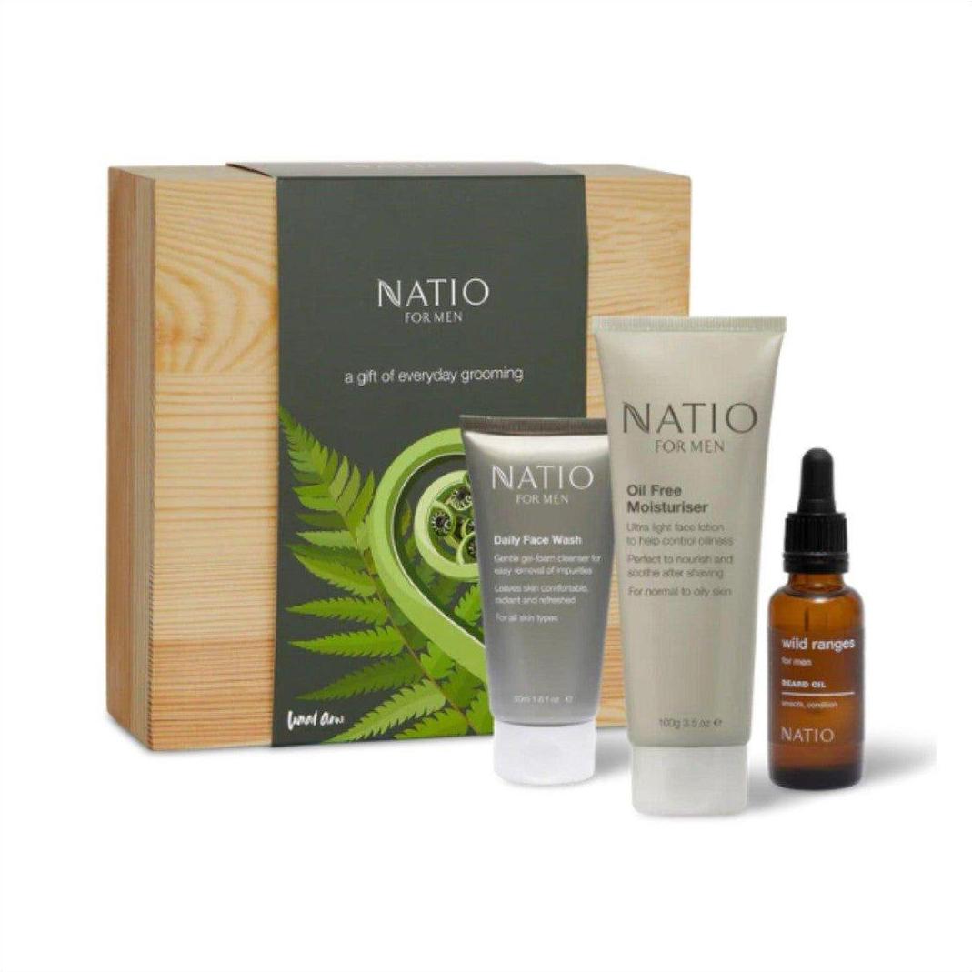 Natio Silverstone Men's Skincare Gift Set - Cosmetics Fragrance Direct-9316542149895