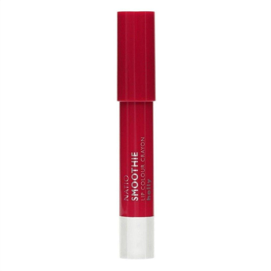 Natio Smoothie Lip Colour Crayon Holly 3g - Cosmetics Fragrance Direct-9316542132637
