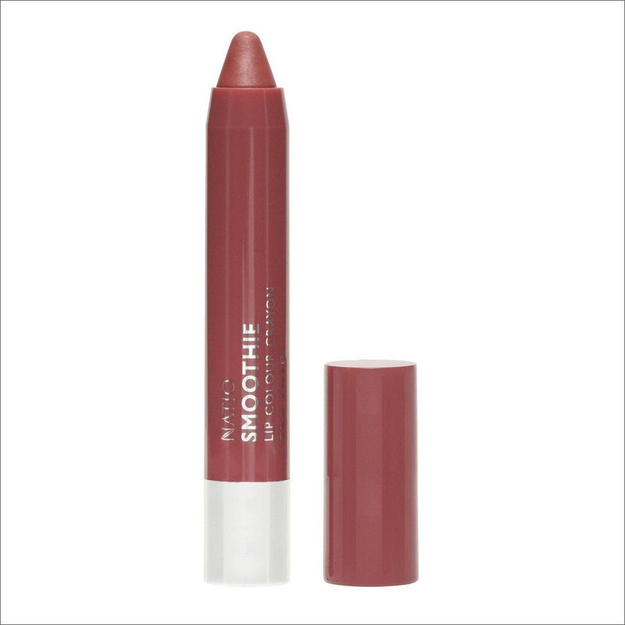 Natio Smoothie Lip Colour Crayon Tea Rose 3g - Cosmetics Fragrance Direct-9316542132583