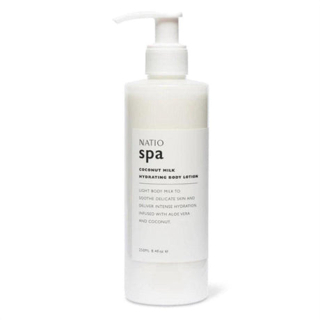 Natio Spa Coconut Milk Hydrating Body Lotion 250ml - Cosmetics Fragrance Direct-9316542144593