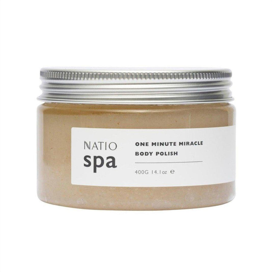 Natio Spa One Minute Miracle Body Polish 400g - Cosmetics Fragrance Direct-9316542144586