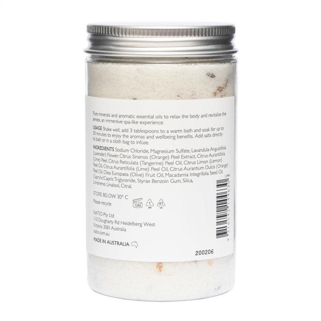 Natio Spa Relaxing Magnesium & Mineral Bath Salts 350g - Cosmetics Fragrance Direct-9316542144630