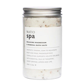 Natio Spa Relaxing Magnesium & Mineral Bath Salts 350g - Cosmetics Fragrance Direct-9316542144630