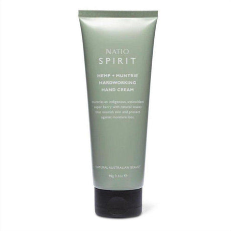 Natio Spirit Hemp & Muntrie Hardworking Hand Cream 90g - Cosmetics Fragrance Direct-9316542144524