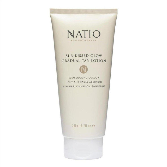 Natio Sun-Kissed Glow Gradual Tan Lotion 200ml - Cosmetics Fragrance Direct-9316542119331