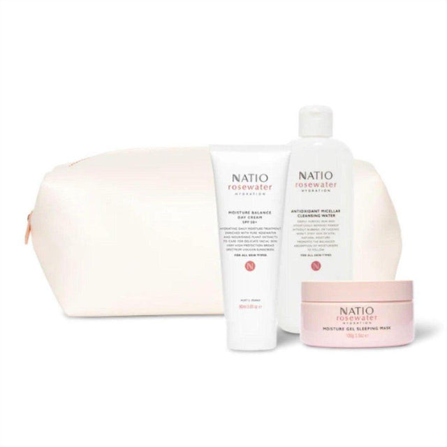 Natio Sweet Rose Gift Set - Cosmetics Fragrance Direct-9316542149529