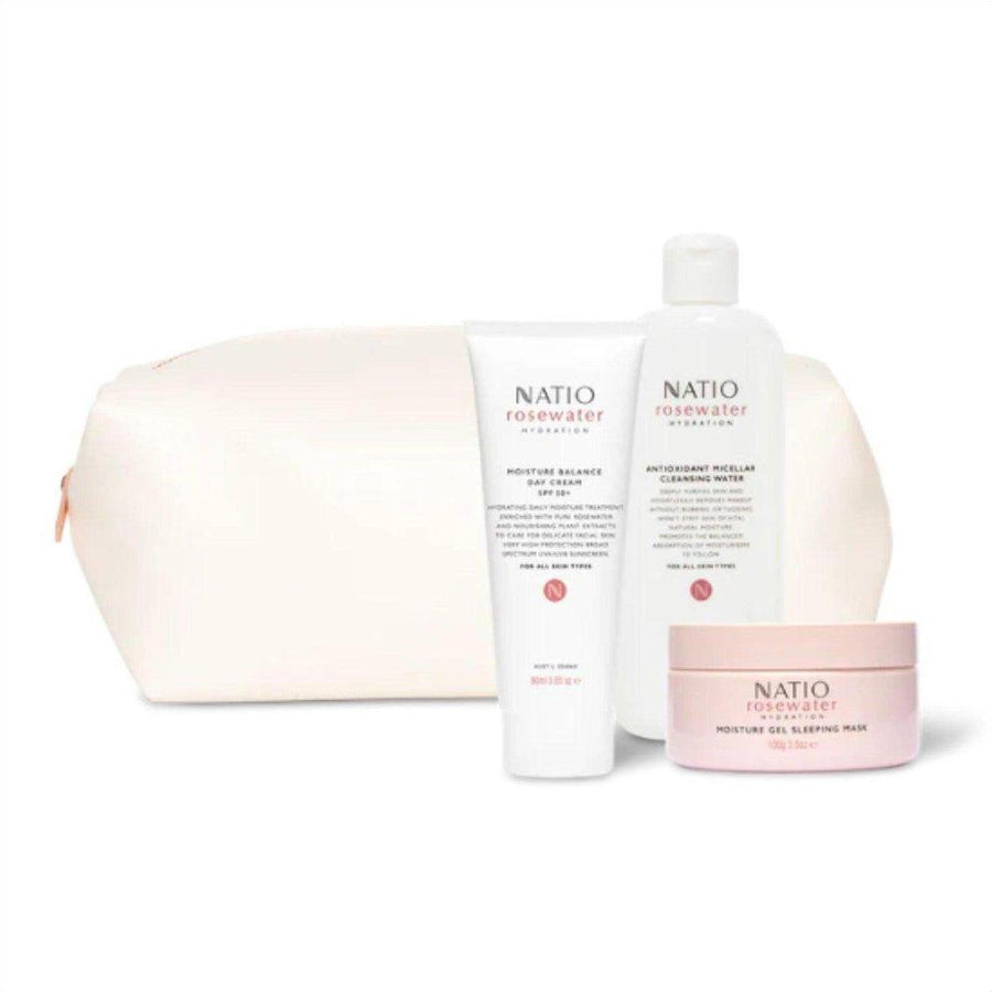 Natio Sweet Rose Gift Set - Cosmetics Fragrance Direct-9316542149529