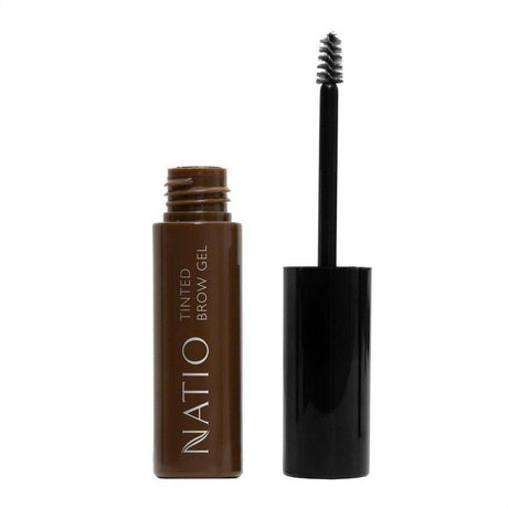 Natio Tinted Brow Gel Dark Brown 8ml - Cosmetics Fragrance Direct-9316542147211