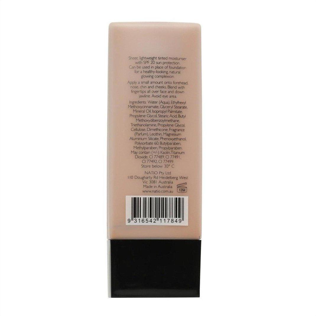 Natio Tinted Moisturiser SPF 20 Beige 50ml - Cosmetics Fragrance Direct-9316542117849