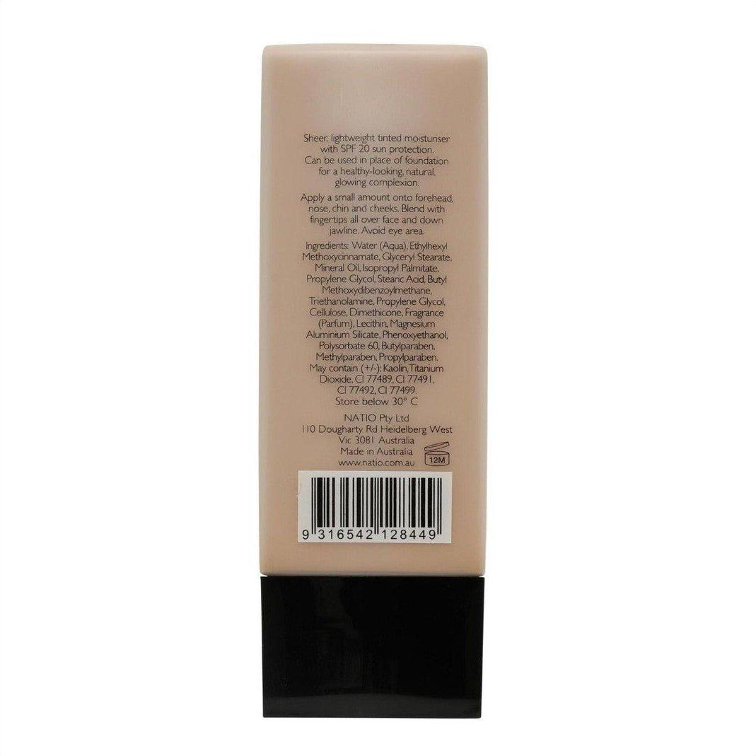 Natio Tinted Moisturiser SPF 20 Honey 50ml - Cosmetics Fragrance Direct-9316542128449