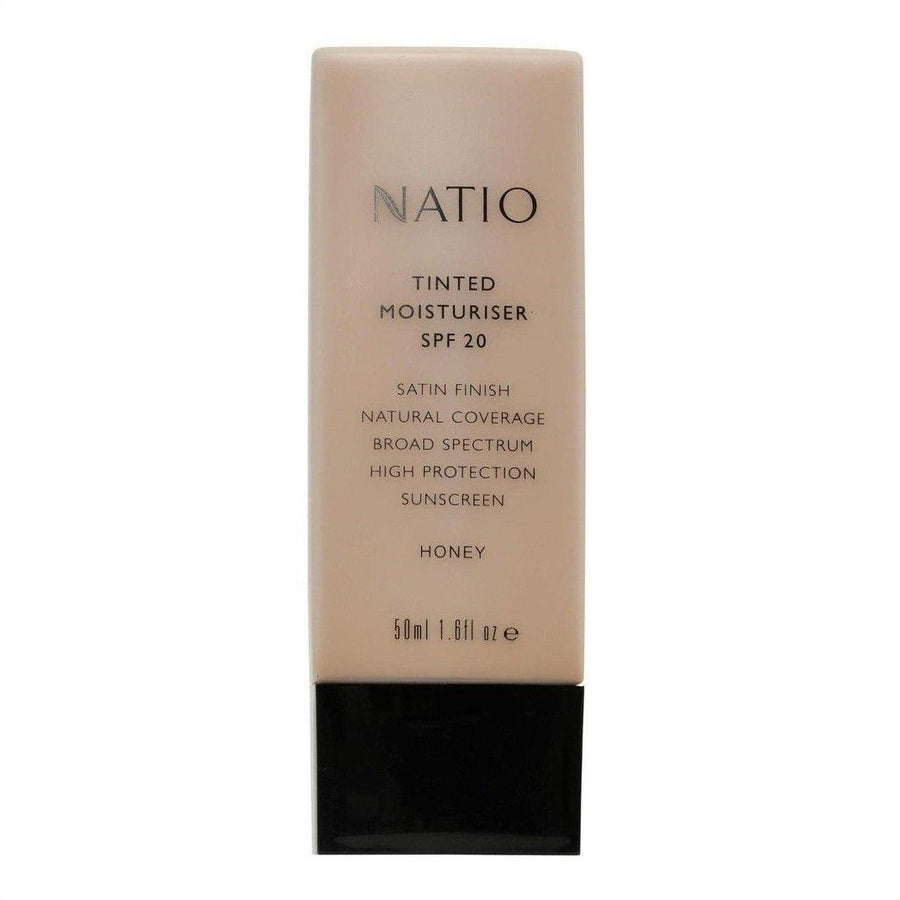 Natio Tinted Moisturiser SPF 20 Honey 50ml - Cosmetics Fragrance Direct-9316542128449