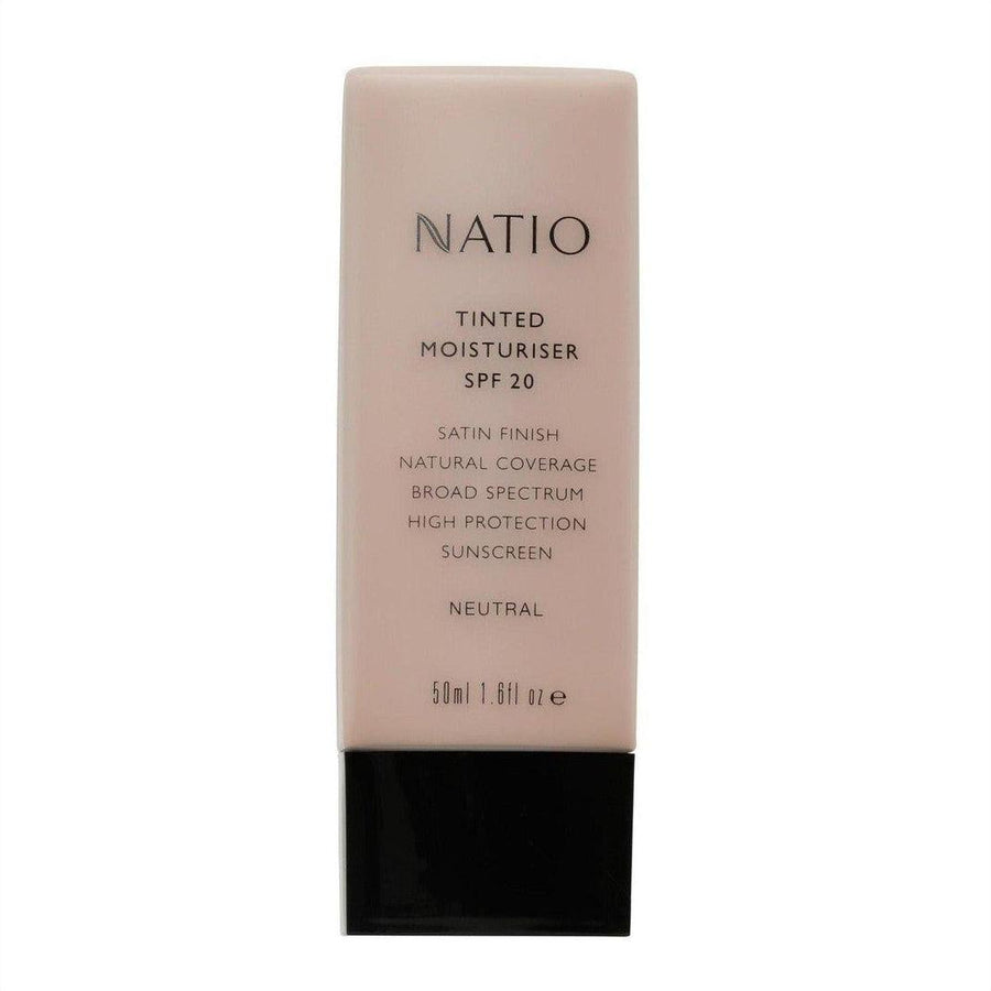 Natio Tinted Moisturiser SPF 20 Neutral 50ml - Cosmetics Fragrance Direct-9316542117856