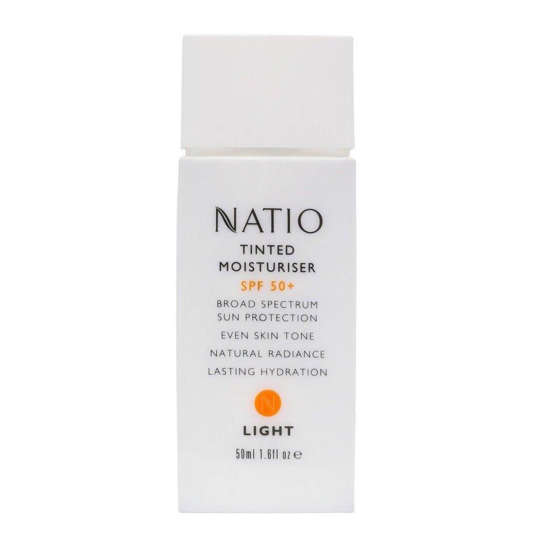 Natio Tinted Moisturiser SPF 50+ Light 50ml