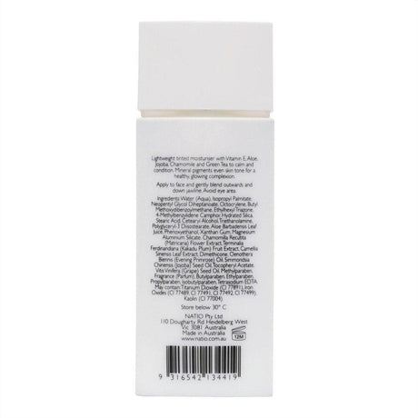 Natio Tinted Moisturiser SPF 50+ Medium 50ml - Cosmetics Fragrance Direct-9316542134419