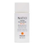 Natio Tinted Moisturiser SPF 50+ Medium 50ml - Cosmetics Fragrance Direct-9316542134419