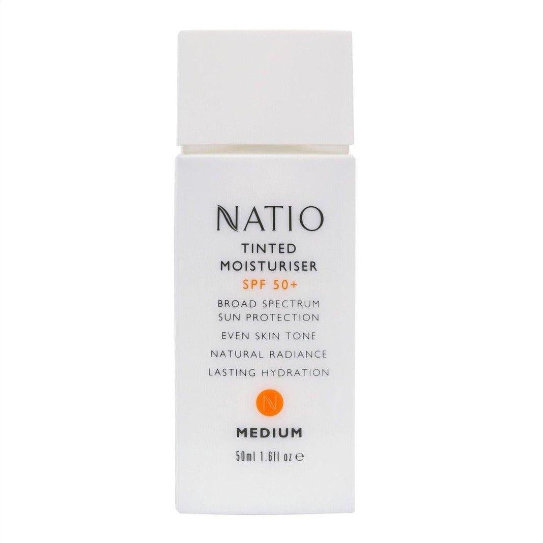 Natio Tinted Moisturiser SPF 50+ Medium 50ml