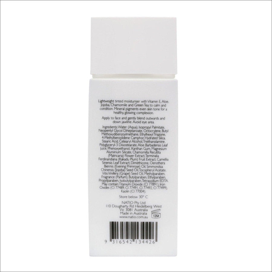 Natio Tinted Moisturiser SPF 50+ Tan 50ml - Cosmetics Fragrance Direct-9316542134426