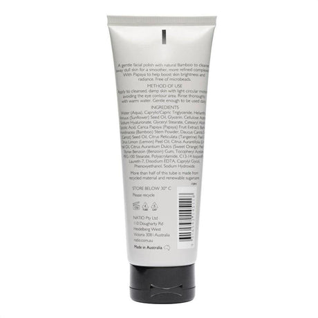 Natio Treatments Bamboo & Papaya Rejuvenating Micro-Exfoliant 75g - Cosmetics Fragrance Direct-9316542145118