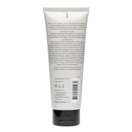 Natio Treatments Marine Mineral Overnight Repair Sleep Mask 100g - Cosmetics Fragrance Direct-9316542145064