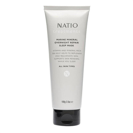 Natio Treatments Marine Mineral Overnight Repair Sleep Mask 100g - Cosmetics Fragrance Direct-9316542145064