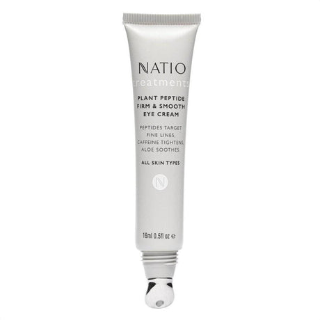 Natio Treatments Plant Peptide Firm & Smooth Eye Cream 16ml - Cosmetics Fragrance Direct-9316542145057