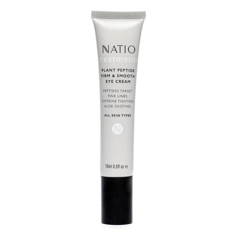 Natio Treatments Plant Peptide Firm & Smooth Eye Cream 16ml - Cosmetics Fragrance Direct-9316542145057