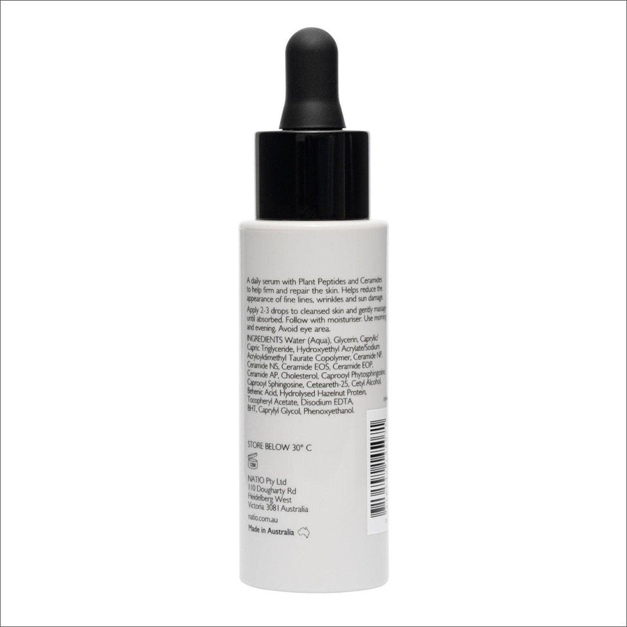 Natio Treatments Plant Peptide Line & Wrinkle Serum 30ml - Cosmetics Fragrance Direct-9316542145071
