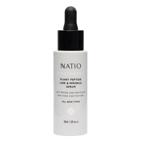 Natio Treatments Plant Peptide Line & Wrinkle Serum 30ml - Cosmetics Fragrance Direct-9316542145071