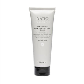 Natio Treatments Replenishing Neck & Décolletage Cream 100g - Cosmetics Fragrance Direct-9316542145033