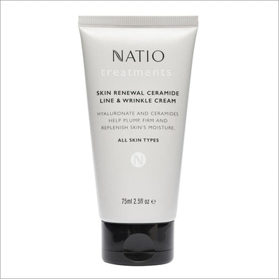 Natio Treatments Skin Renewal Ceramide Line & Wrinkle Cream 75ml - Cosmetics Fragrance Direct-9316542145040