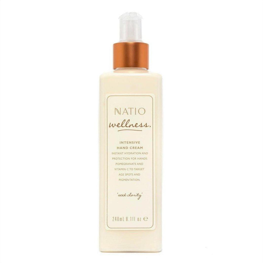 Natio Wellness Intensive Hand Cream 240ml - Cosmetics Fragrance Direct-9316542128357