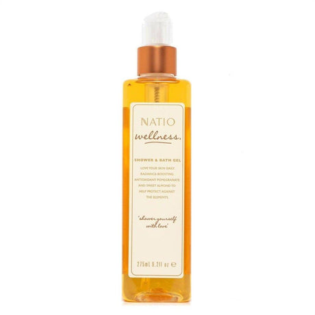 Natio Wellness Shower & Bath Gel 275ml - Cosmetics Fragrance Direct-9316542119911