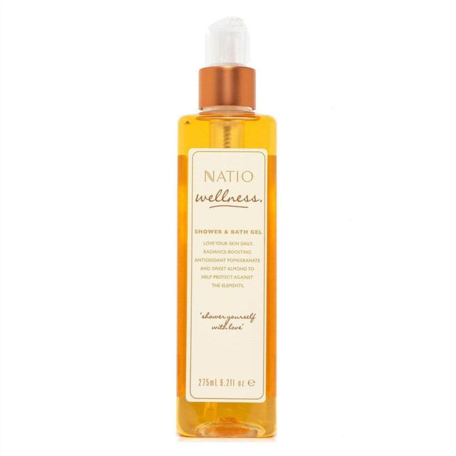Natio Wellness Shower & Bath Gel 275ml - Cosmetics Fragrance Direct-9316542119911
