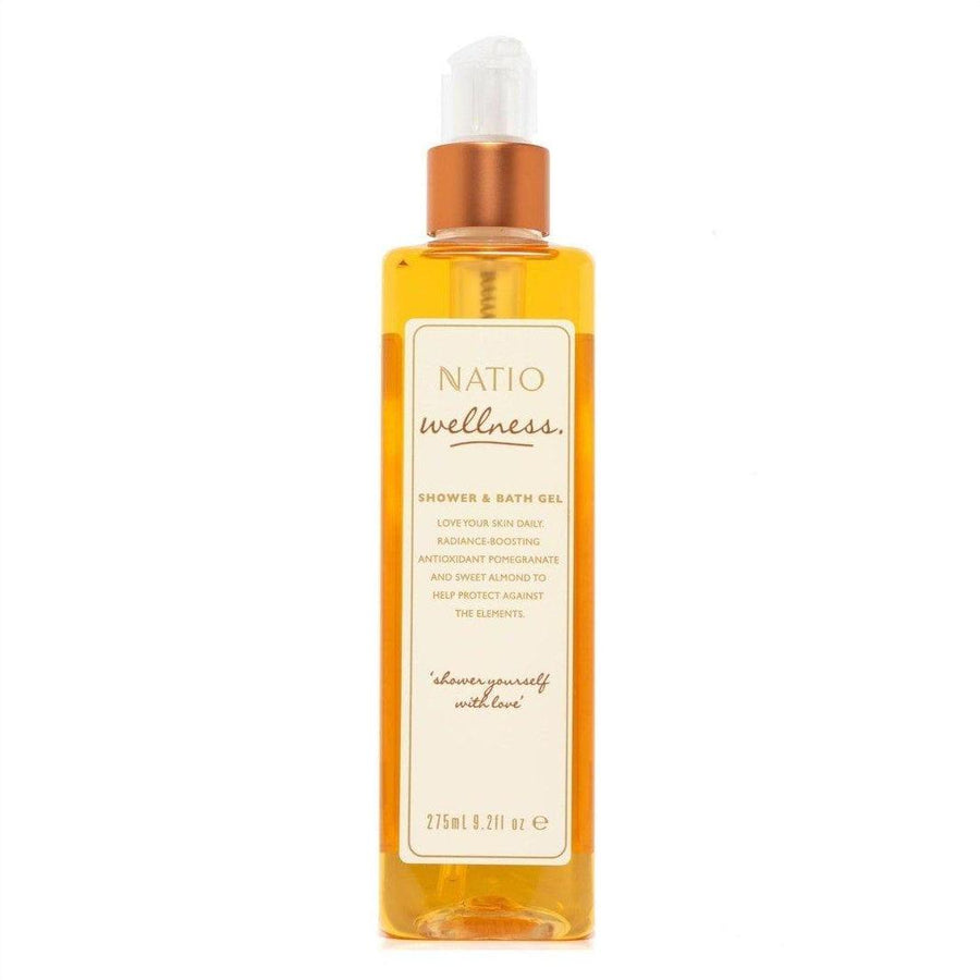 Natio Wellness Shower & Bath Gel 275ml - Cosmetics Fragrance Direct-9316542119911
