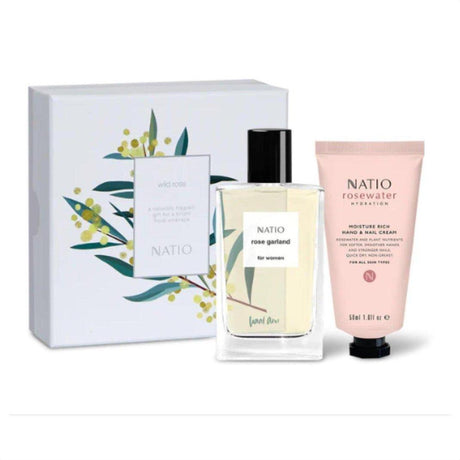 Natio Wild Rose Women's Gift Set - Cosmetics Fragrance Direct-