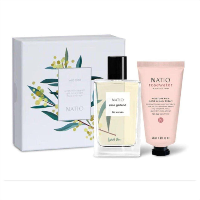 Natio Wild Rose Women's Gift Set - Cosmetics Fragrance Direct-