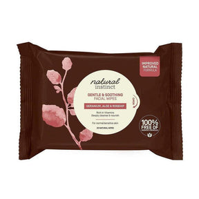 Natural Instinct Gentle and Soothing Facial Wipes - Cosmetics Fragrance Direct-98357556