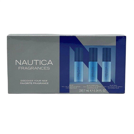 Nautica Fragrances Discovery Set 3x7ml - Cosmetics Fragrance Direct-3614229487831