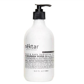 nēktar Bourbon Wood Hand & Body Hydrating Lotion 500ml - Cosmetics Fragrance Direct-9351624004013