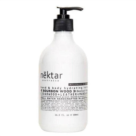 nēktar Bourbon Wood Hand & Body Hydrating Lotion 500ml - Cosmetics Fragrance Direct-9351624004013