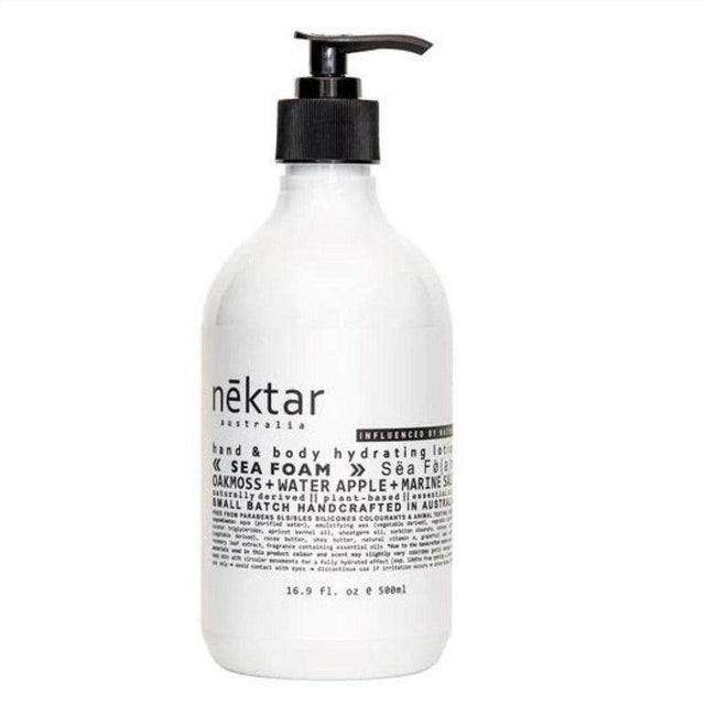 nēktar Sea Foam Hand & Body Hydrating Lotion 500ml - Cosmetics Fragrance Direct-9351624004068